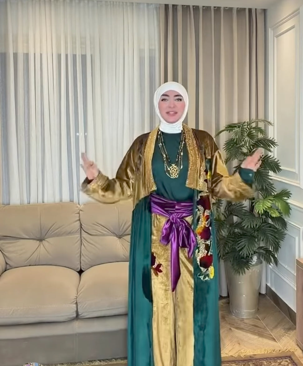 Golden Aubremidié Suit (Multicolor)