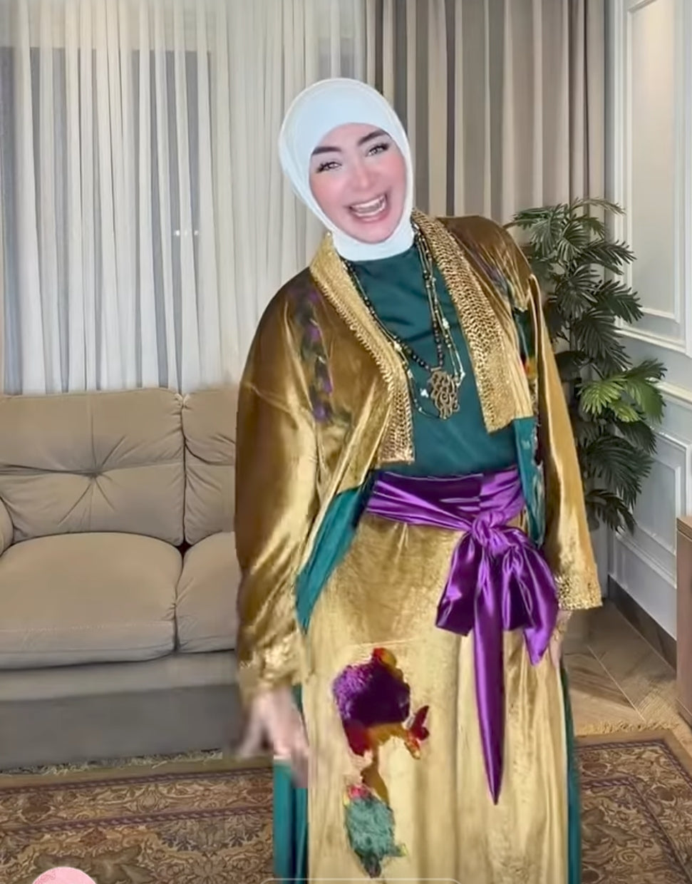 Golden Aubremidié Suit (Multicolor)