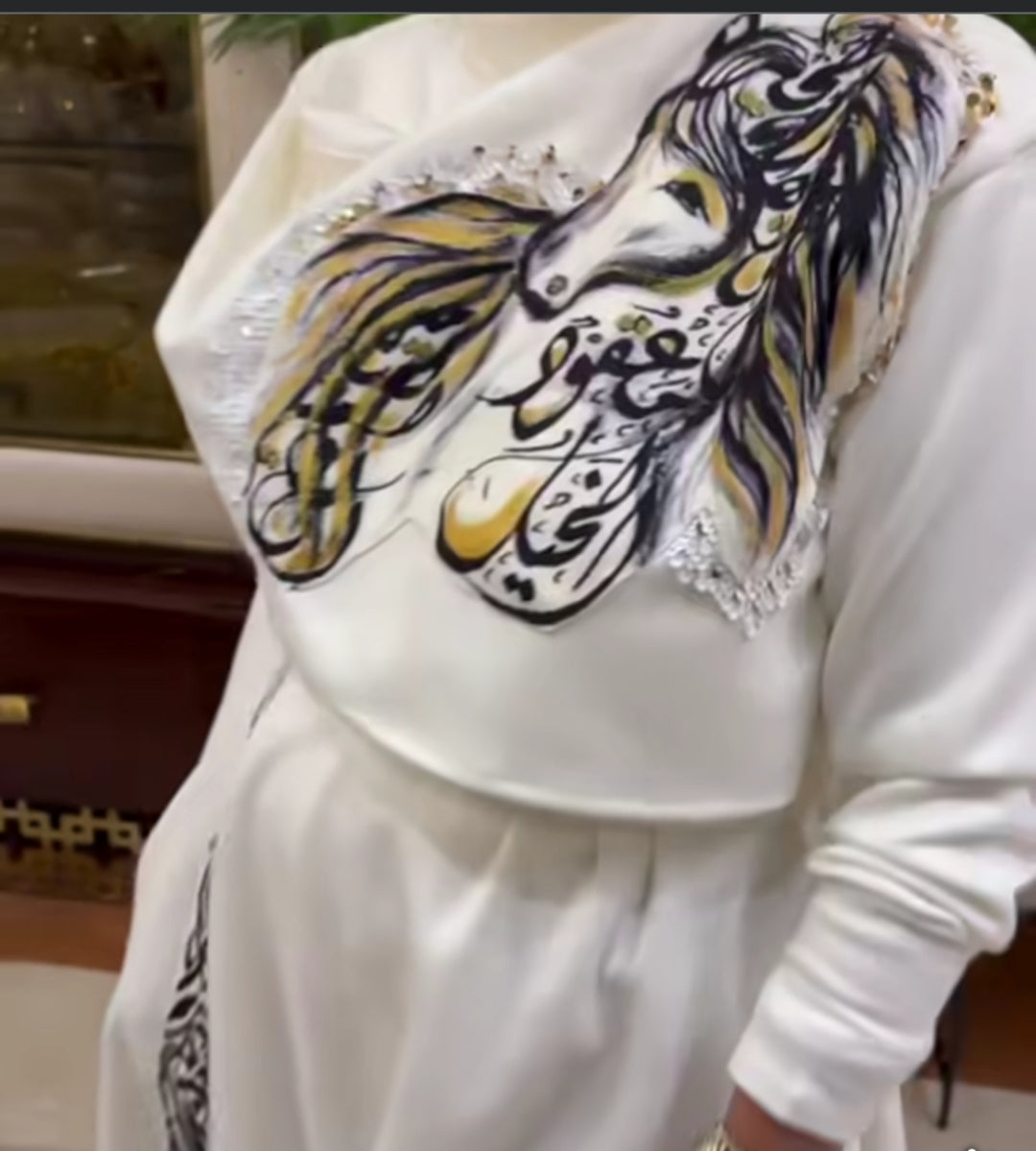 White Horse Dress 🤍🐴